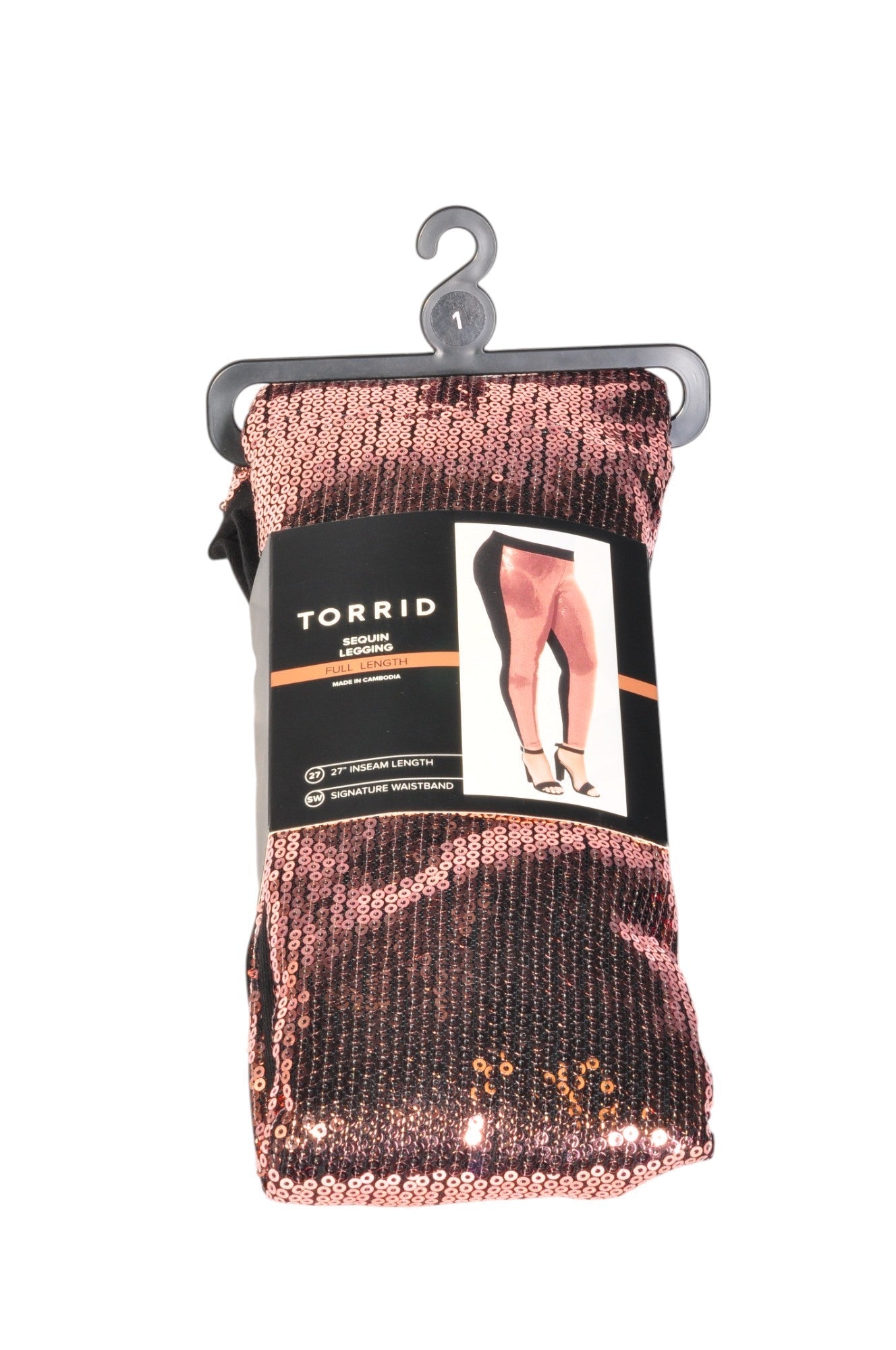 TORRID Women Activewear Leggings Regular fit in Pink - 27