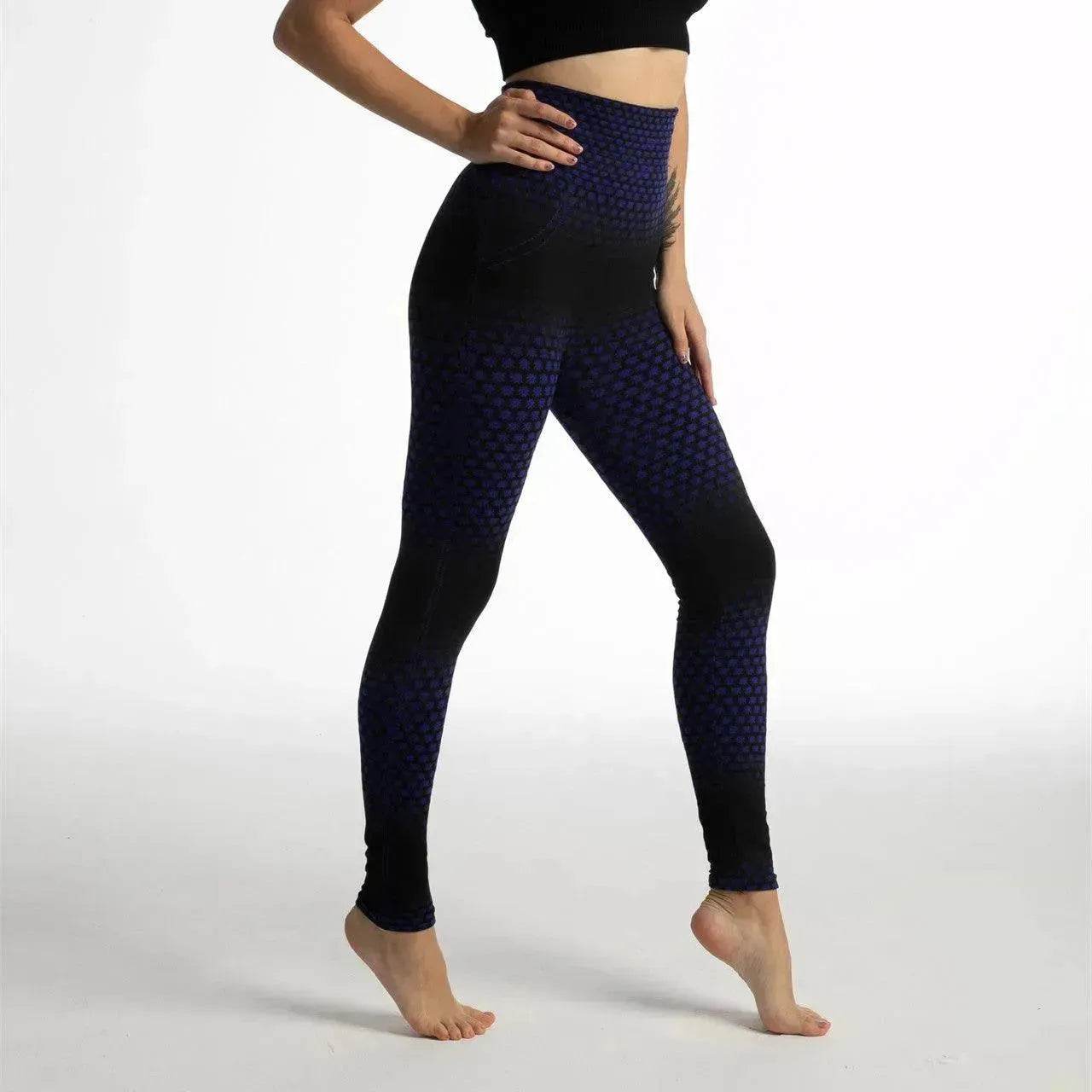 Legging de sport taille haute imprimé léopard
