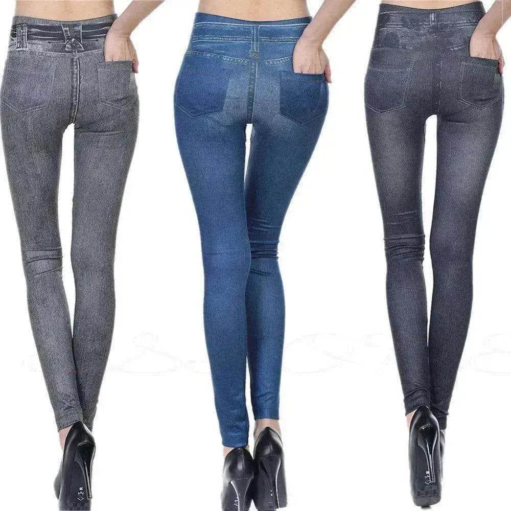 Jegging taille haute - Legging en jean
