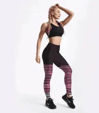 Legging de sport noir de yoga Rings